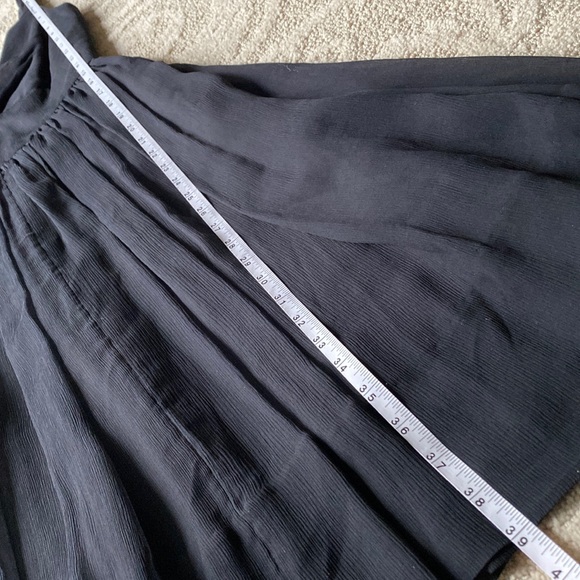 LIKE NEW J. Crew | Silk Chiffon Knot Dress Size 0 Petite Little Black Dress - Picture 15 of 16